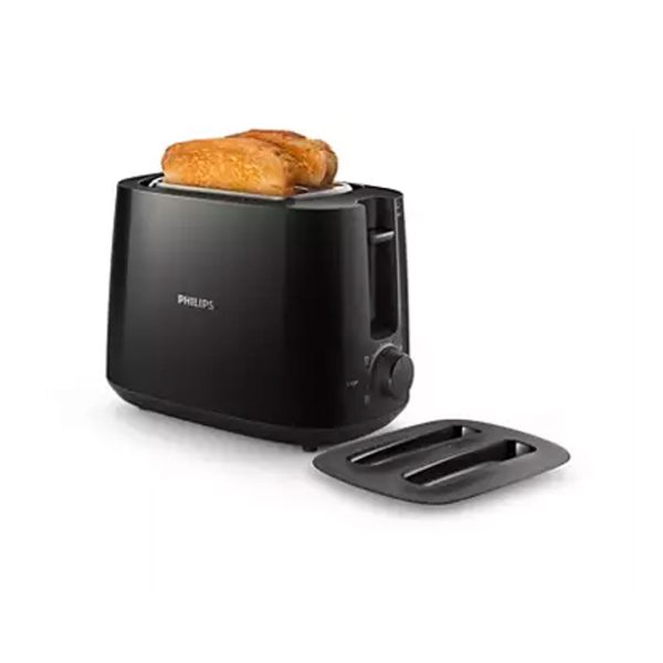 Philips HD2582/90 Daily Collection Toaster-Black&White