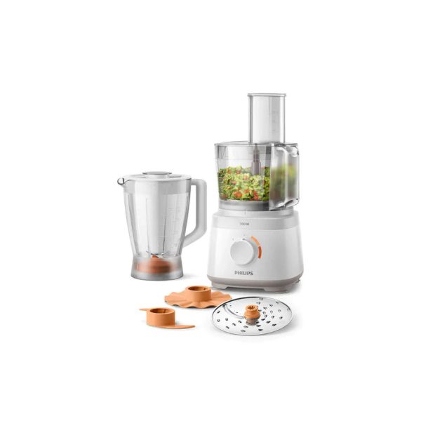 Philips HR7320/00 Compact Food Processor-White