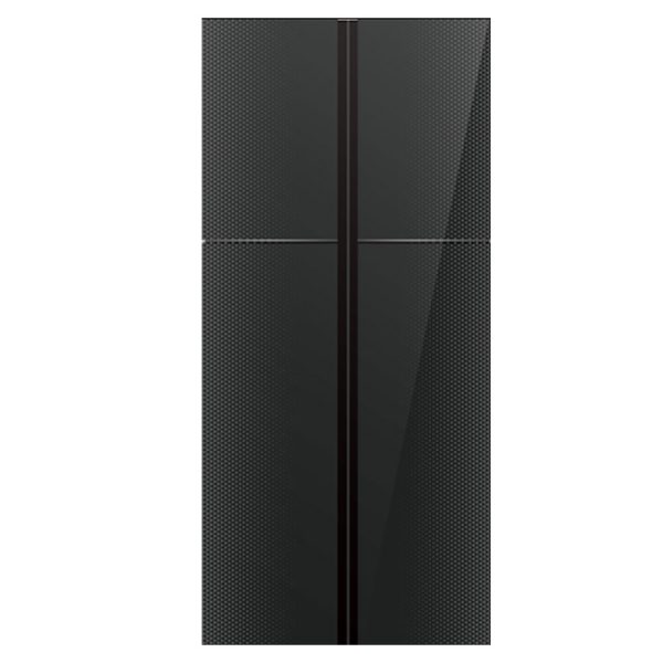 Dawlance DFD 900 Glass Door Inverter Sapphire Black Refrigerator